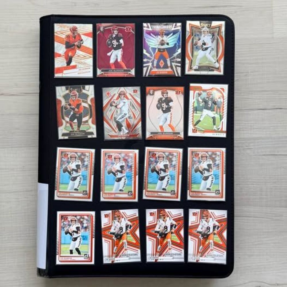 Joe Burrow Bengals Football Card Lot – Optic, Select, Prestige, Revolution, Rook
